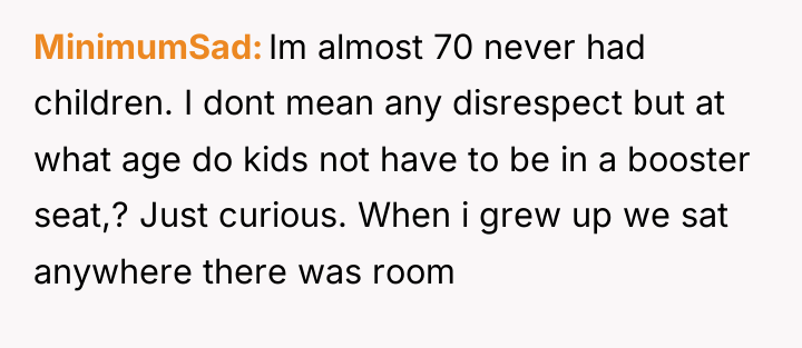 MinimumSad Im almost 70 never had children. I dont mean...