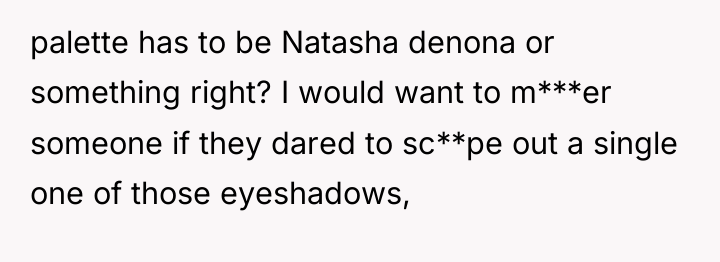 palette has to be Natasha denona or something right? I...