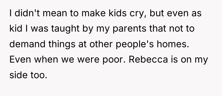 I didn't mean to make kids cry, but even as...