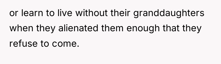or learn to live without their granddaughters when they alienated...