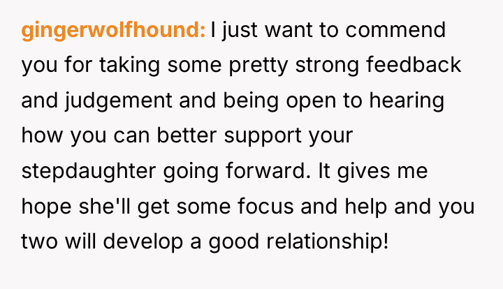 gingerwolfhound I just want to commend you for taking some...
