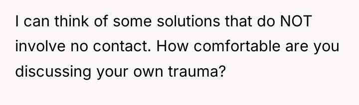 I can think of some solutions that do NOT involve...