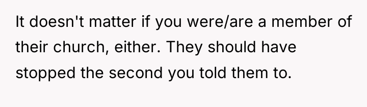 It doesn't matter if you were/are a member of their...