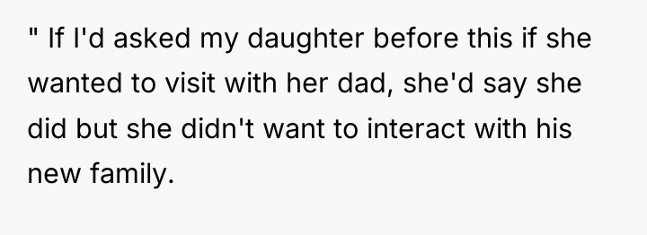 " If I'd asked my daughter before this if she...