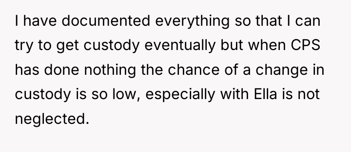 I have documented everything so that I can try to...