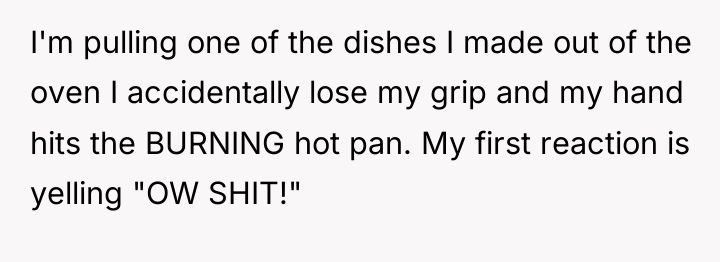 I'm pulling one of the dishes I made out of...