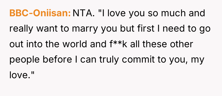 BBC-Oniisan NTA. "I love you so much and really want...