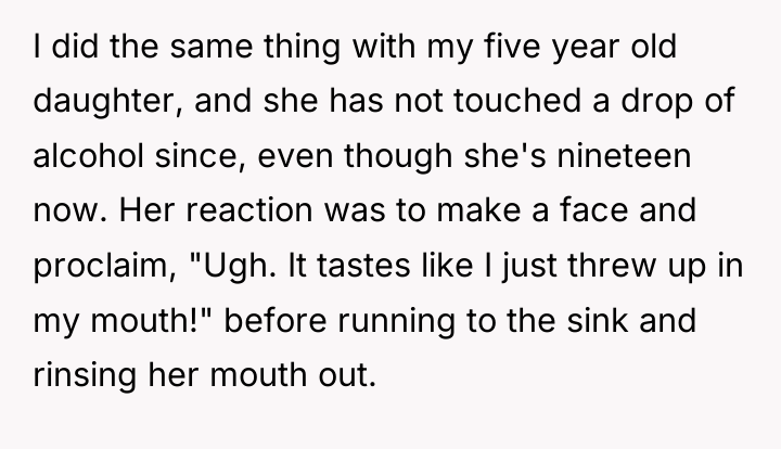 I did the same thing with my five year old...