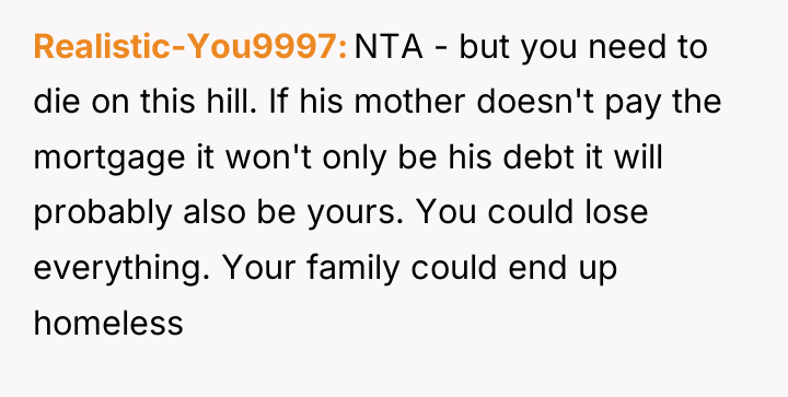 Realistic-You9997 NTA - but you need to die on this...