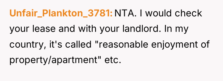 Unfair_Plankton_3781 NTA. I would check your lease and with your...