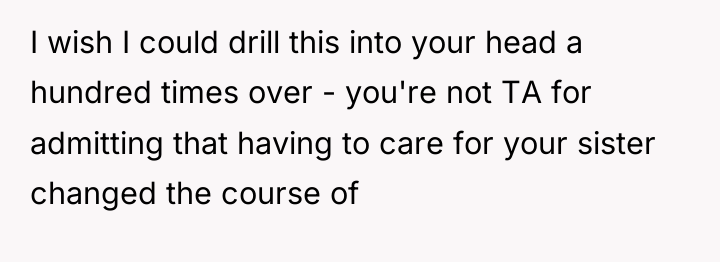 I wish I could drill this into your head a...