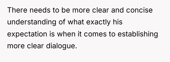 There needs to be more clear and concise understanding of...