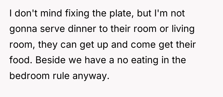 I don't mind fixing the plate, but I'm not gonna...