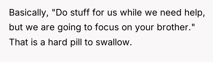 Basically, "Do stuff for us while we need help, but...