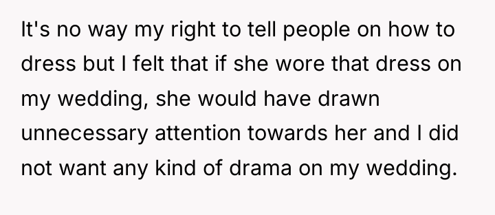 It's no way my right to tell people on how...