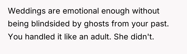 Weddings are emotional enough without being blindsided by ghosts from...