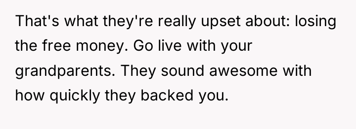 That's what they're really upset about: losing the free money....