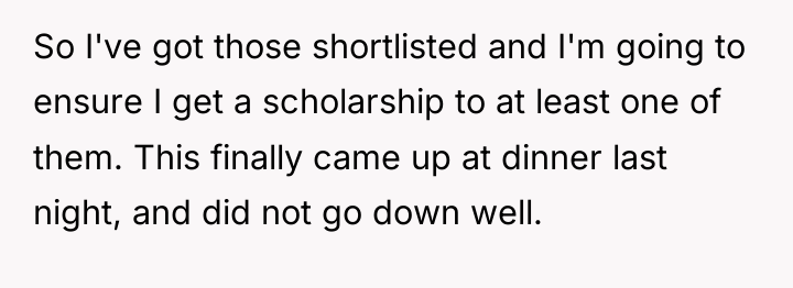 So I've got those shortlisted and I'm going to ensure...