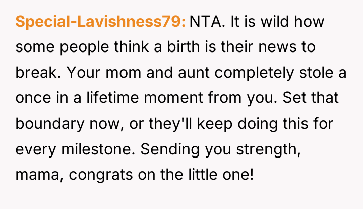 Special-Lavishness79 NTA. It is wild how some people think a...