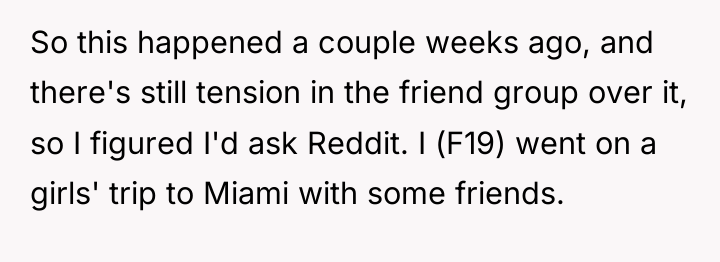 So this happened a couple weeks ago, and there's still...