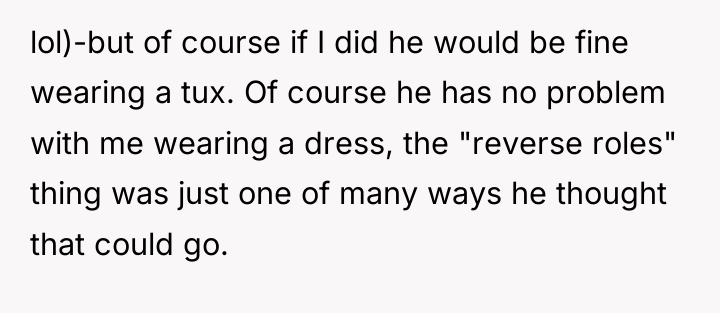 lol)-but of course if I did he would be fine...