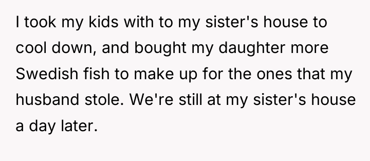 I took my kids with to my sister's house to...
