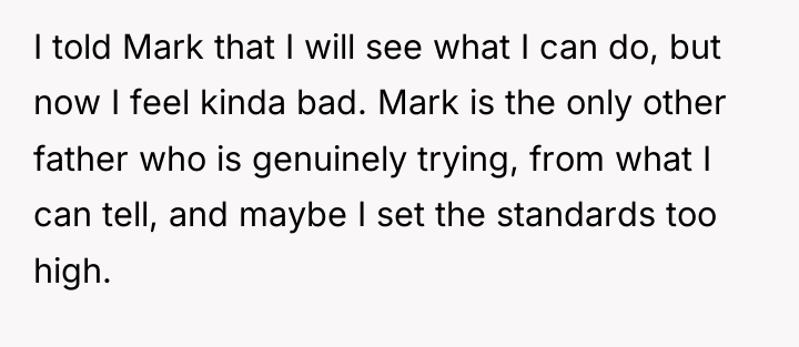I told Mark that I will see what I can...