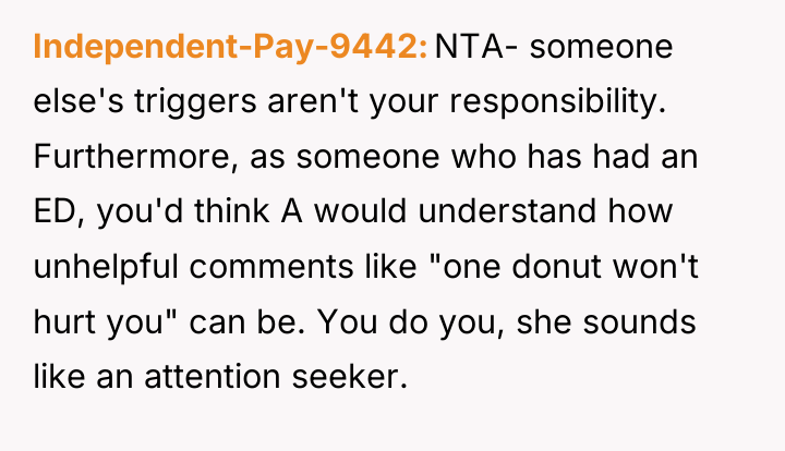 Independent-Pay-9442 NTA- someone else's triggers aren't your responsibility. Furthermore, as...