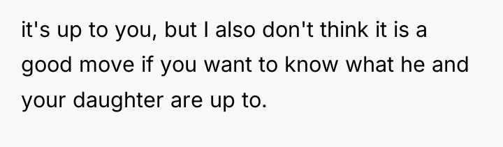 it's up to you, but I also don't think it...