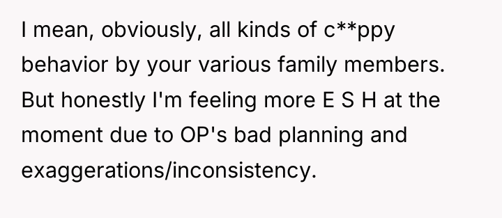 I mean, obviously, all kinds of c**ppy behavior by your...