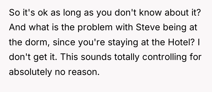 So it's ok as long as you don't know about...