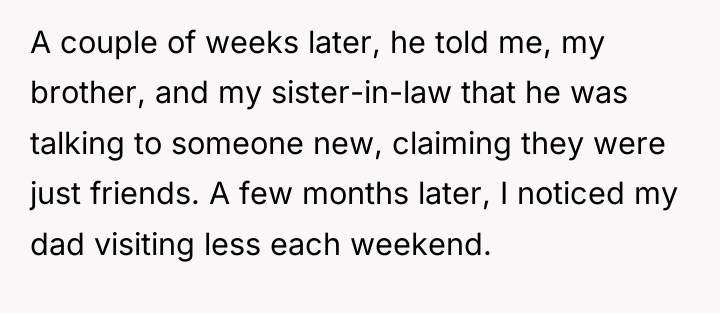 A couple of weeks later, he told me, my brother,...