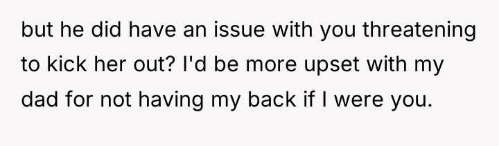 but he did have an issue with you threatening to...