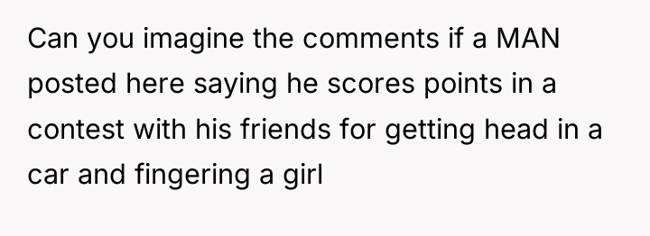 Can you imagine the comments if a MAN posted here...