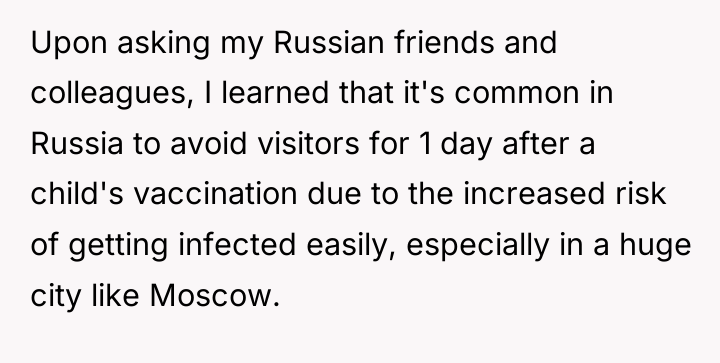 Upon asking my Russian friends and colleagues, I learned that...