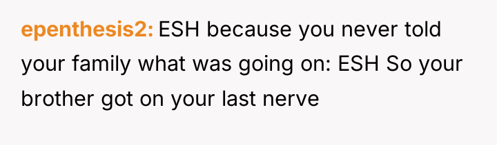 epenthesis2 ESH because you never told your family what was...
