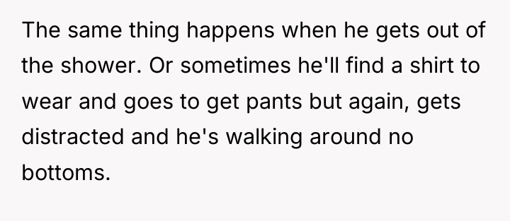 The same thing happens when he gets out of the...
