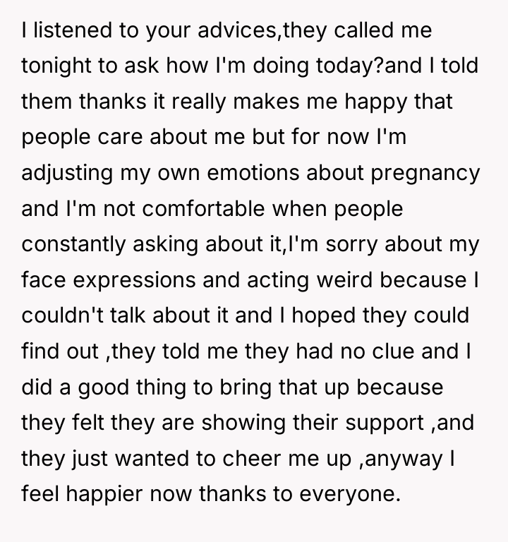 I listened to your advices,they called me tonight to ask...