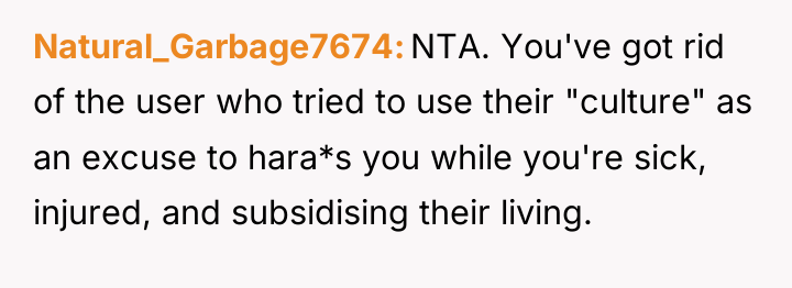 Natural_Garbage7674 NTA. You've got rid of the user who tried...