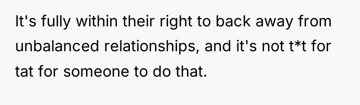 It's fully within their right to back away from unbalanced...