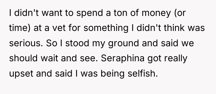 I didn't want to spend a ton of money (or...