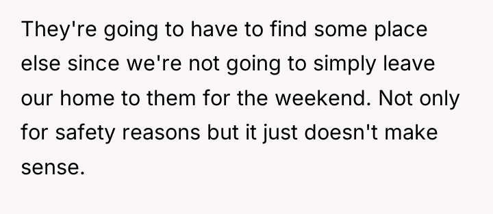 They're going to have to find some place else since...