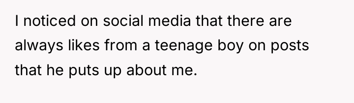 I noticed on social media that there are always likes...