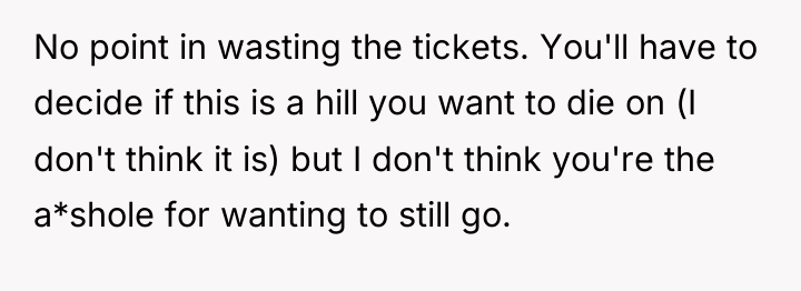 No point in wasting the tickets. You'll have to decide...
