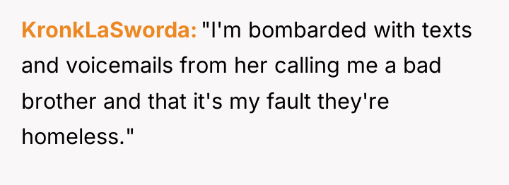 KronkLaSworda "I'm bombarded with texts and voicemails from her calling...
