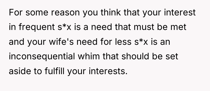For some reason you think that your interest in frequent...