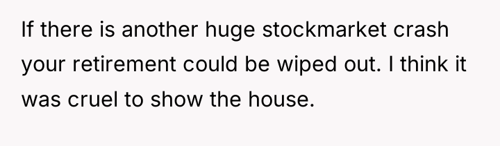 If there is another huge stockmarket crash your retirement could...
