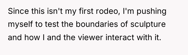 Since this isn't my first rodeo, I'm pushing myself to...