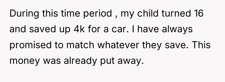During this time period , my child turned 16 and...
