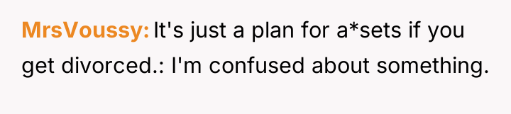MrsVoussy It's just a plan for a*sets if you get...